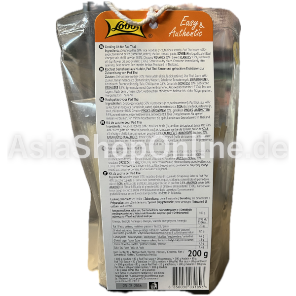 Pad Thai Gewürz & Zutaten Set - Lobo - 200g