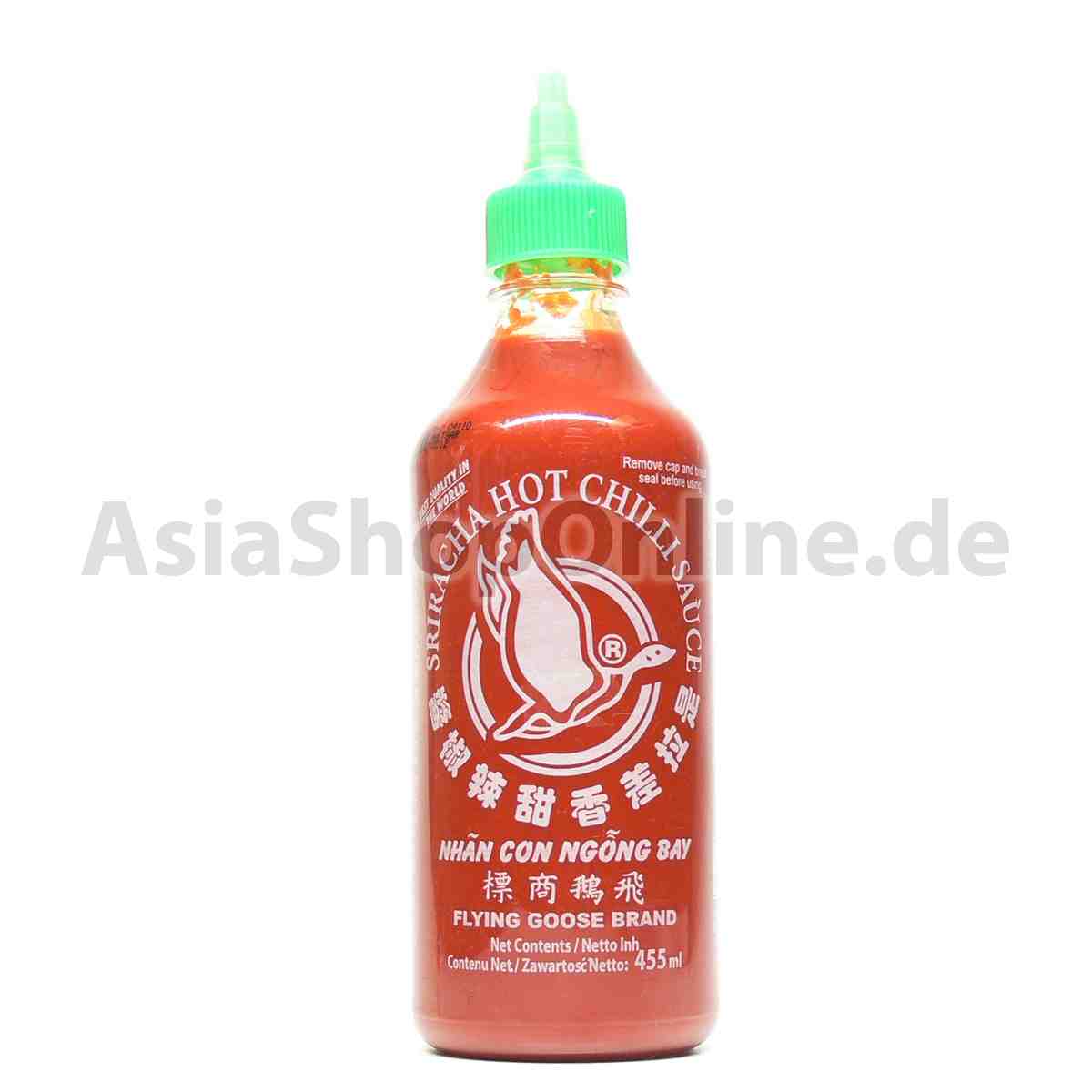 Sriracha Hot Chili Sauce - Flying Goose - 455 ml
