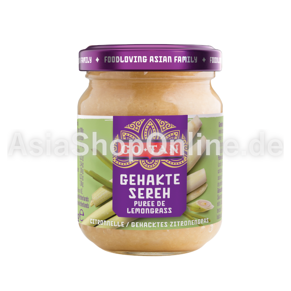 Gehackter Sereh Minced Lemongrass - Go-Tan - 100g
