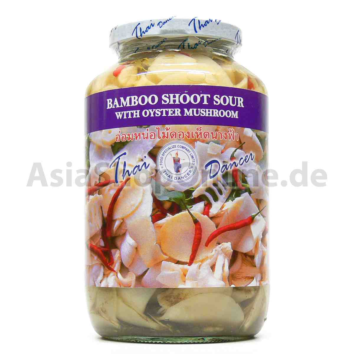 Bambussprossen sauer mit Austernpilzen - Thai Dancer - 400 g