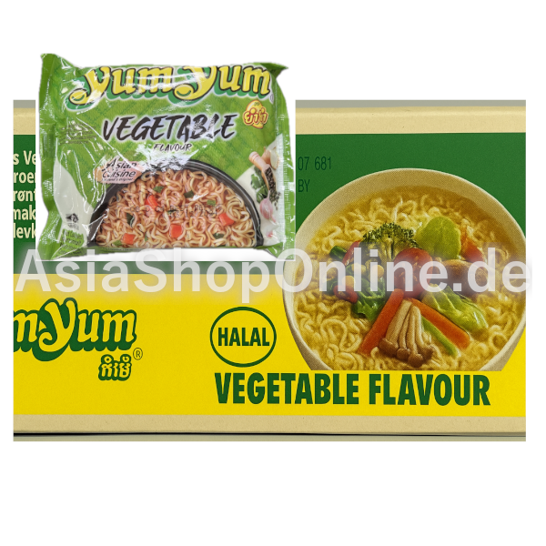 Instantnudeln Gemüsegeschmack Karton - YumYum - 30x60g