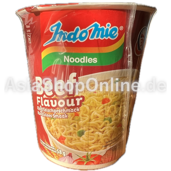 Instant-nudeln Rindfleischgeschmack Cup - Indomie - 58 g