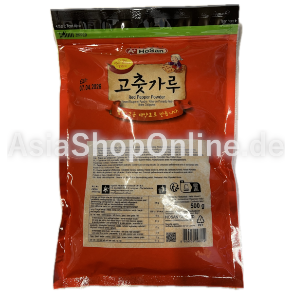 Gochugaru Chilipulver rot - A+ Hosan - 500g