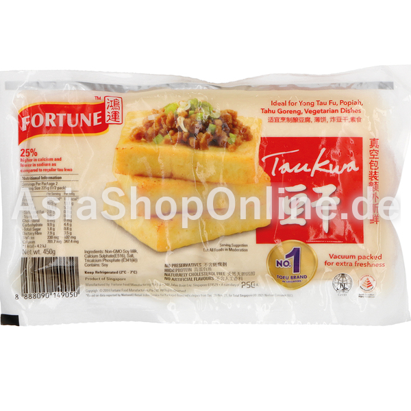 Tau Kwa Tofu - Fortune Brand - 450g