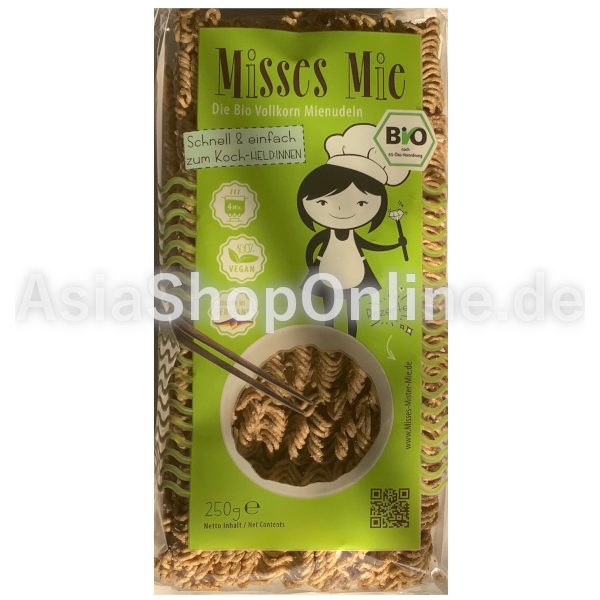 Organic Vollkorn Nudeln - Mrs Mie - 250g