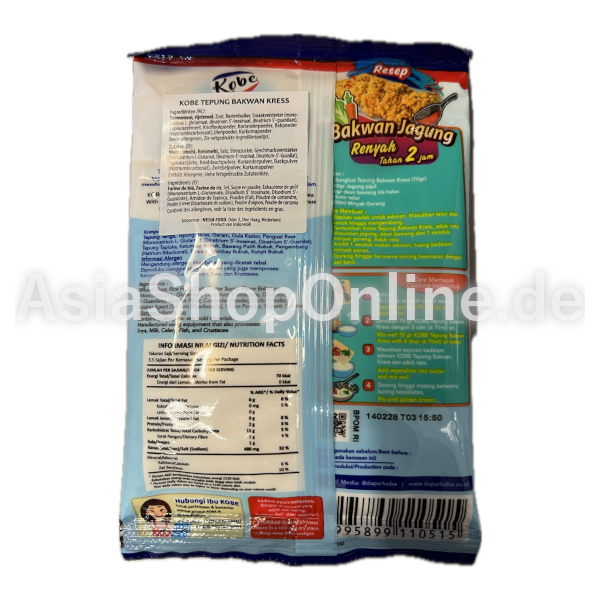 Mehl für Indonesische Bakwan - Kobe - 80g