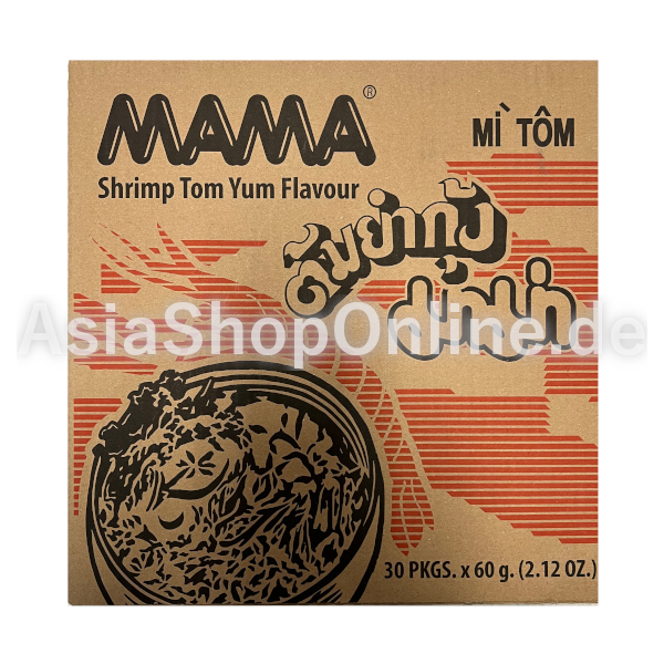 Instantnudeln Tom Yum Karton - Mama - 30x60g