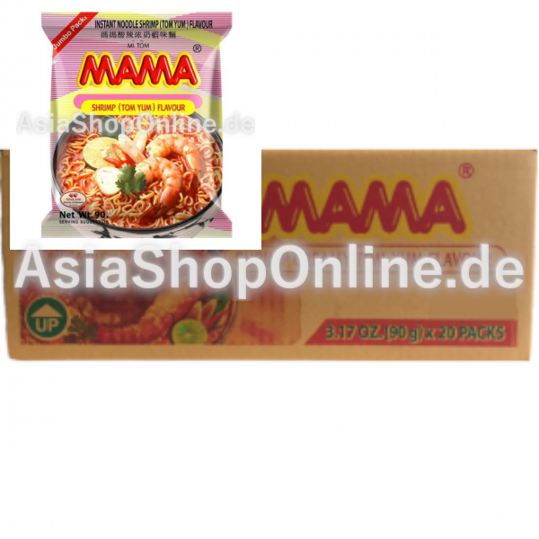 Instantnudeln Tom Yum Jumbo Karton - Mama - 20x90g