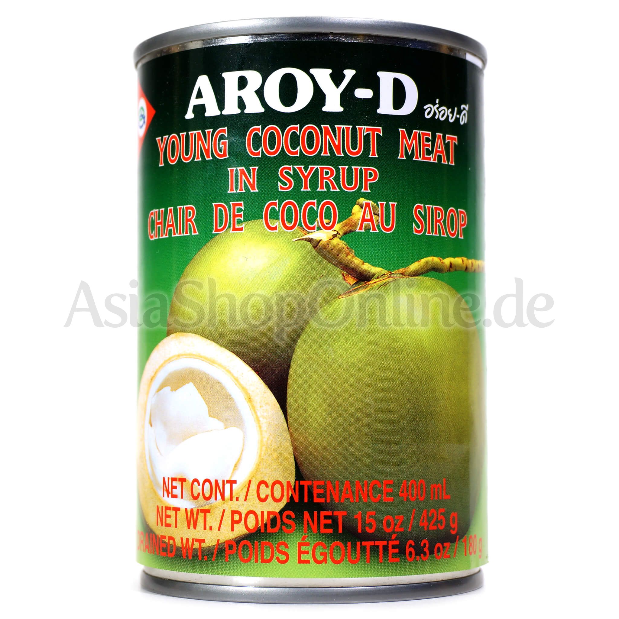 Junge Kokosnuss in Sirup - Aroy-D - 180g