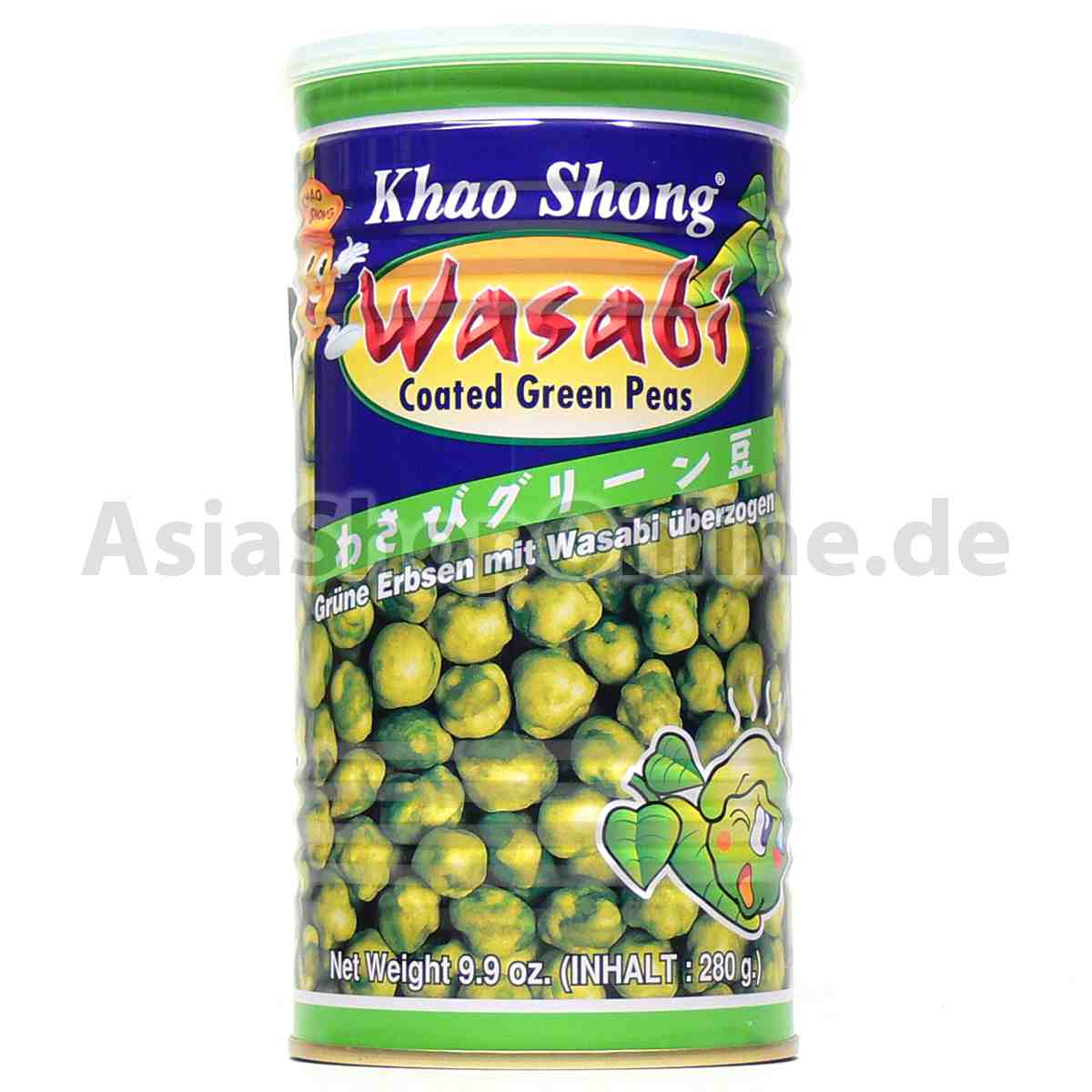 Wasabi-Erbsen Grüne Erbsen mit Wasabi überzogen - Khao Shong - 280g