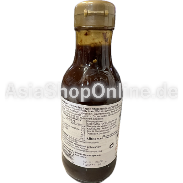 Teriyaki BBQ Sauce in Korean Style - Kikkoman - 250ml