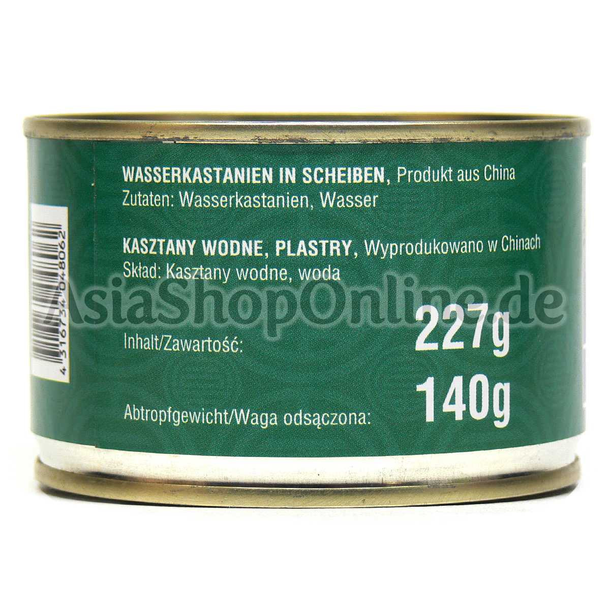Wasserkastanien in Scheiben - Diamond - 140g
