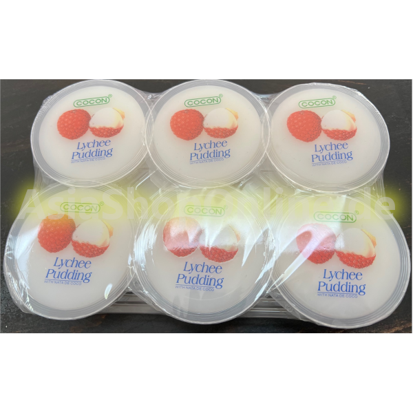 Litschipudding Nata de Coco - Cocon - 480g