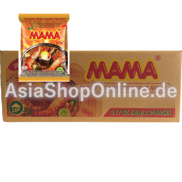 Instantnudeln Creamy Tom Yum Karton - Mama - 20x90g