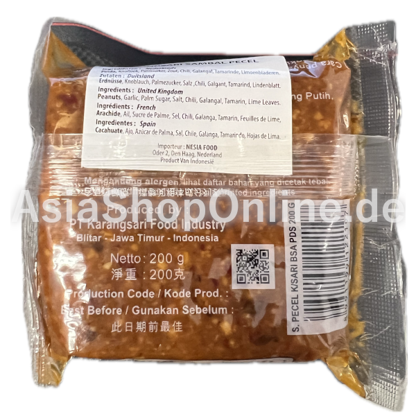 Erdnuss Soße Scharf - Karangsari - 200g