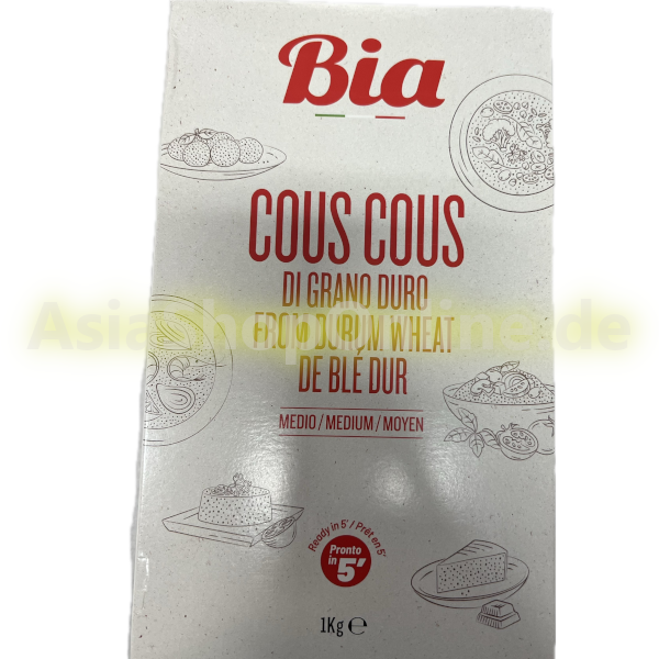 Kuskus Couscous Cous Cous Fertigmischung - Bia - 1kg