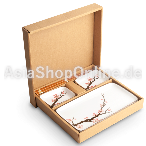 Sushisatz 22,2 x 12,4 cm Sakura - Emro - 1 Set