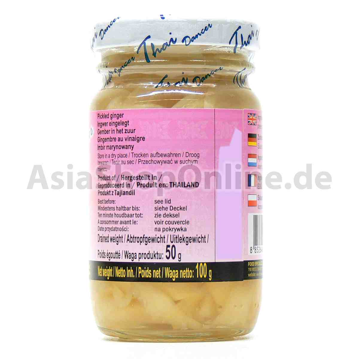 Gari eingelegter Ingwer - Thai Dancer - 50 g