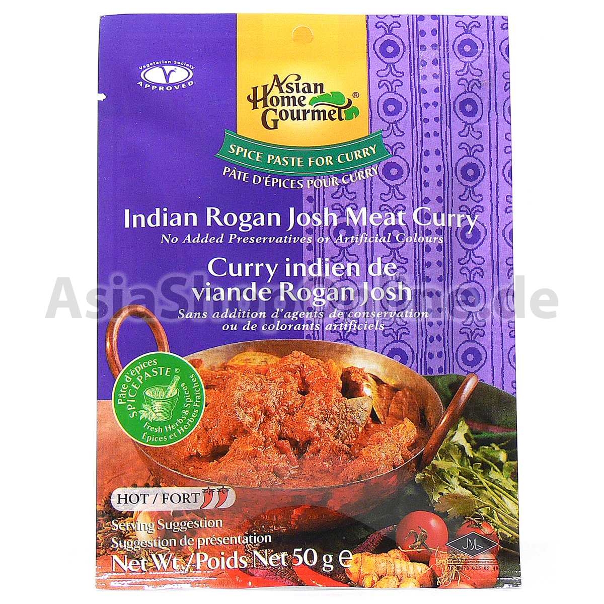 Rogan Josh Currypaste - Asian Home Gourmet - 50g