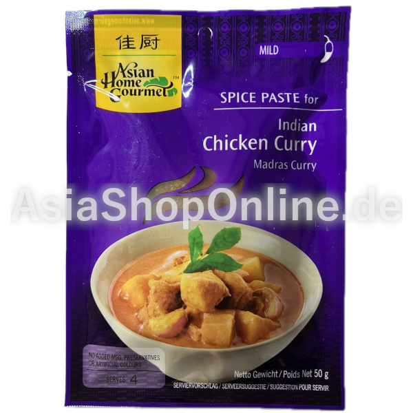 Madras Currypaste - Asian Home Gourmet - 50g