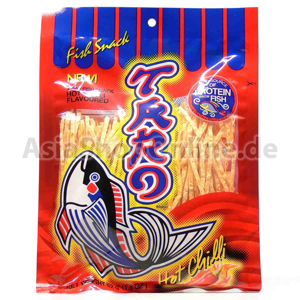 Fisch-Snack scharf Chiligeschmack - Taro - 52g