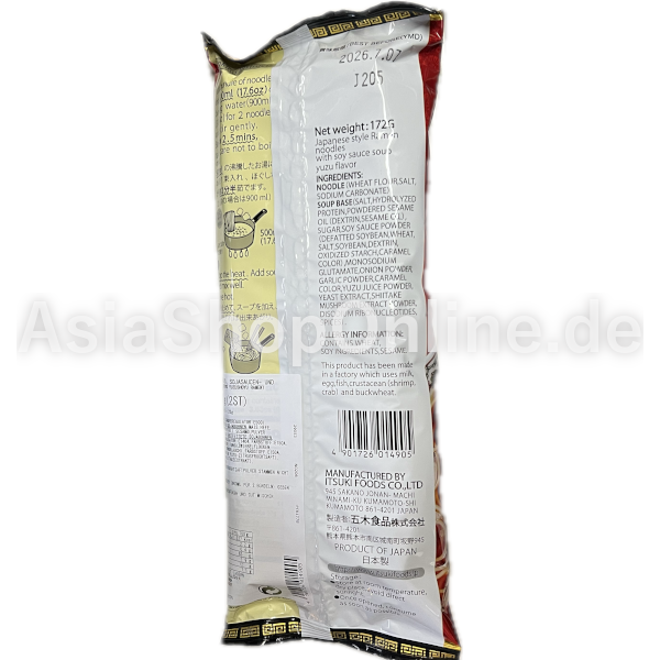 Tokyo Yuzu Shoyu Ramen - Itsuki - 172gr
