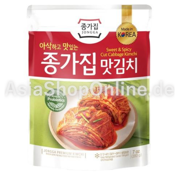 Kimchi Mat Geschnitten - Jongga - 200g