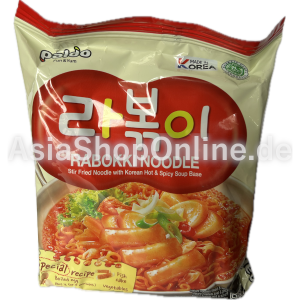 Instant-Nudeln Rabokki - Paldo - 145g