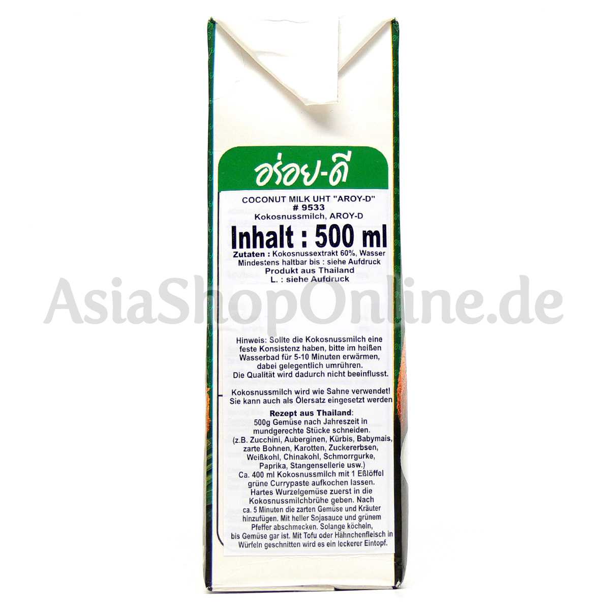 Kokosmilch - Aroy-D - 500ml