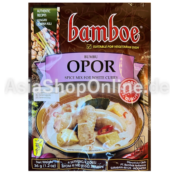 Gewürzpaste Opor Curry - Bamboe - 36g