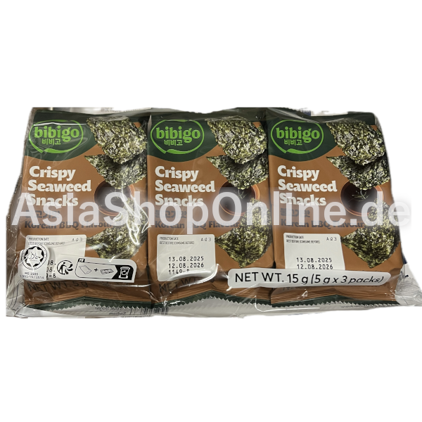 Algensnack Korean BBQ - Bibigo - 15g