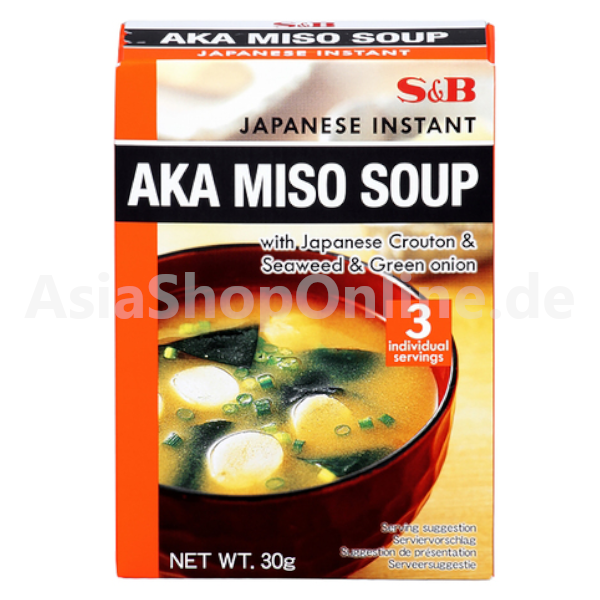 Miso Suppe Pulver Instant - S&B - 30g