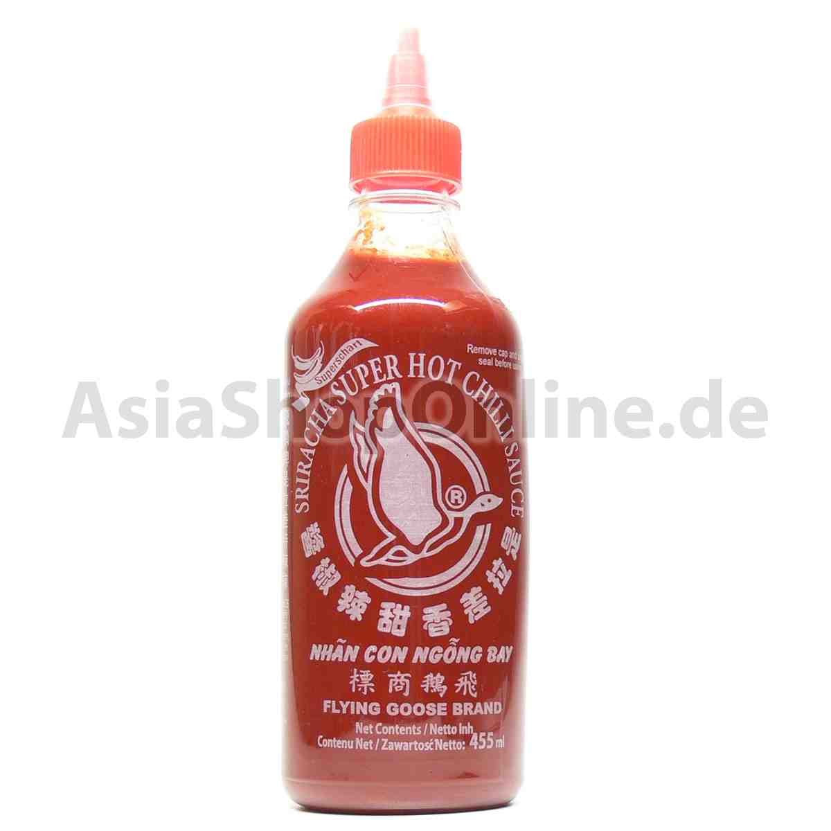 Sriracha Hot Chili Sauce - Flying Goose - 455ml
