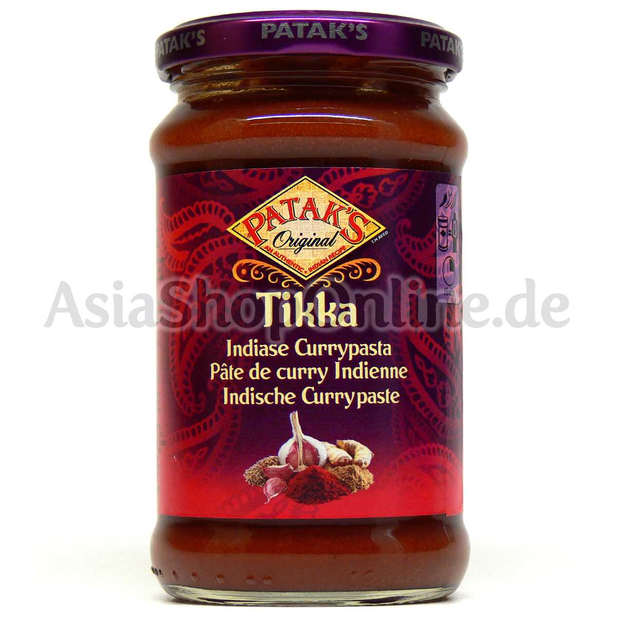 Tikka Marinade Currypaste Tamarinde & Paprika - Pataks - 300g