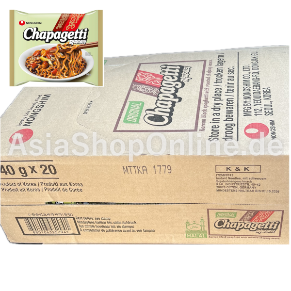 Instantnudeln Chapagetti Karton - Nongshim - 20x140g