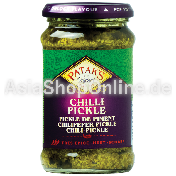 Chili Pickle eingelegte Chilis - Pataks - 283g