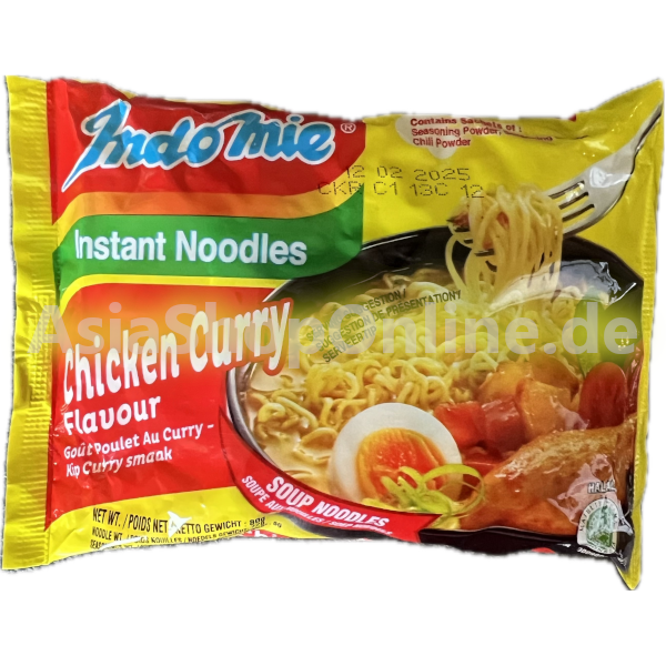 Instant-Nudeln Curry Huhn - Indomie - 80 g
