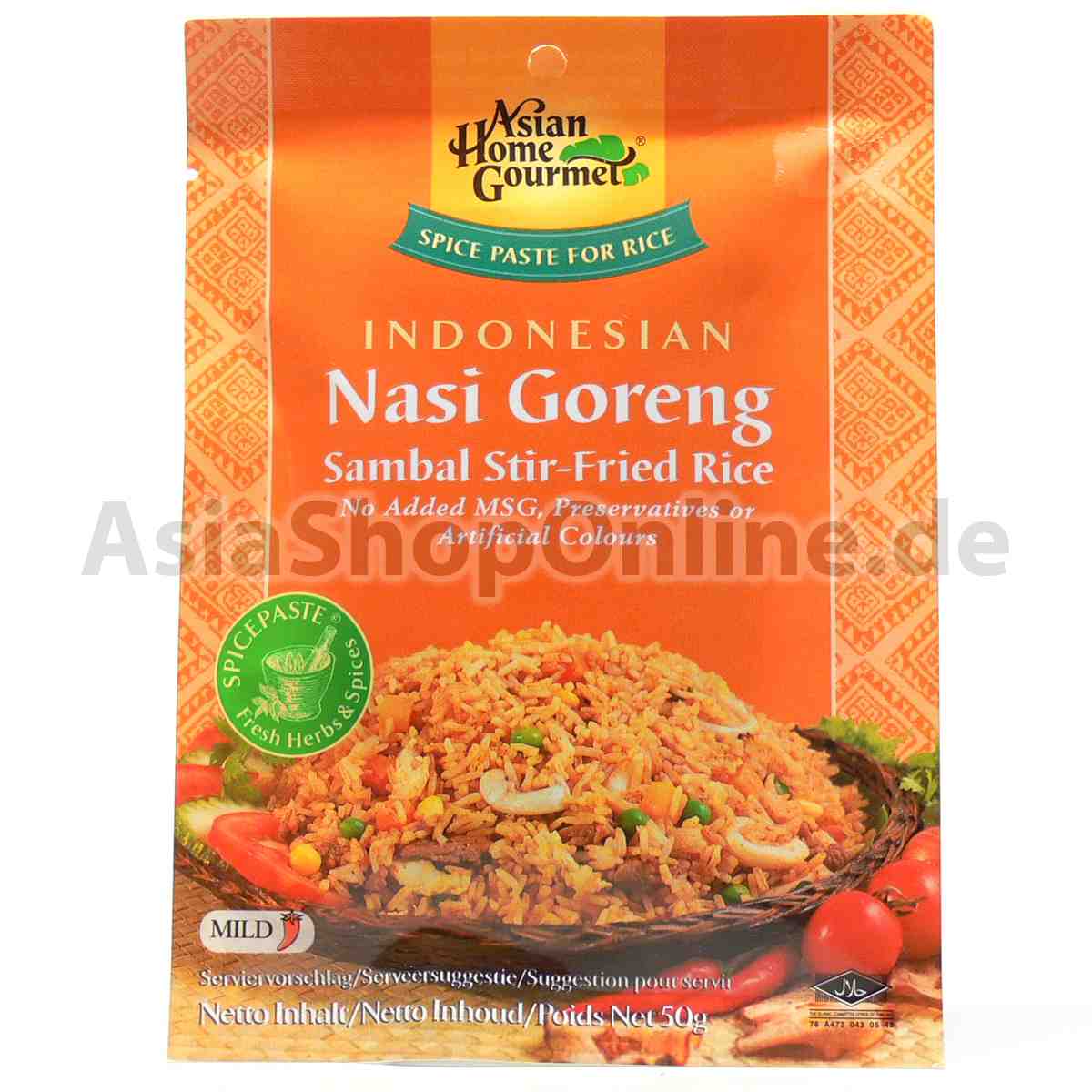 Nasi Goreng Würzpaste - Asian Home Gourmet - 50g
