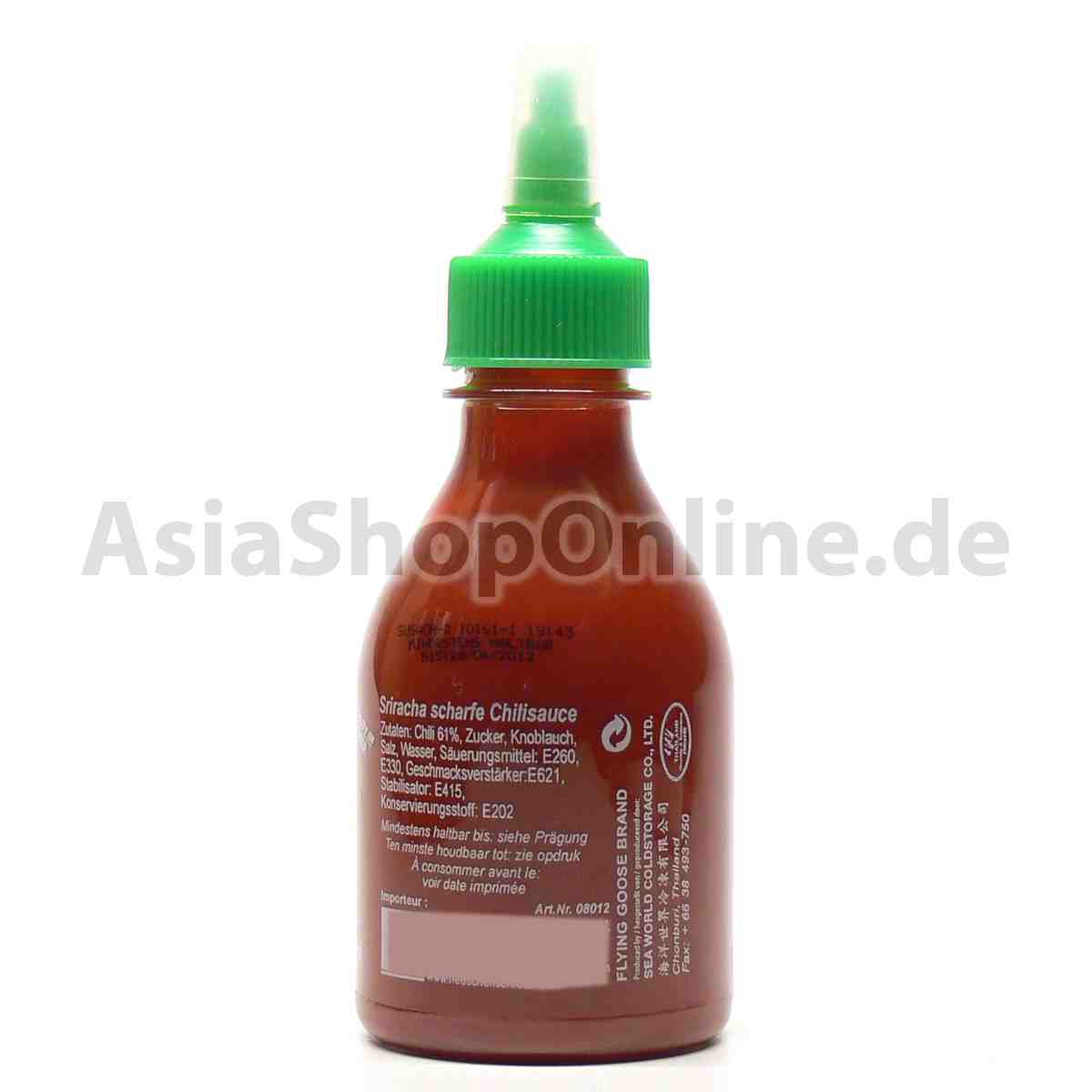 Sriracha Hot Chilisauce - Flying Goose - 200 ml