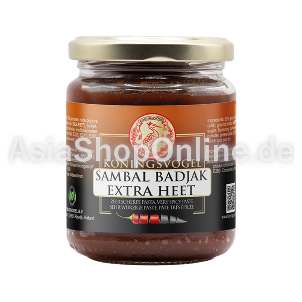 Sambal Badjak Extra Heet - Koningsvogel - 280 g