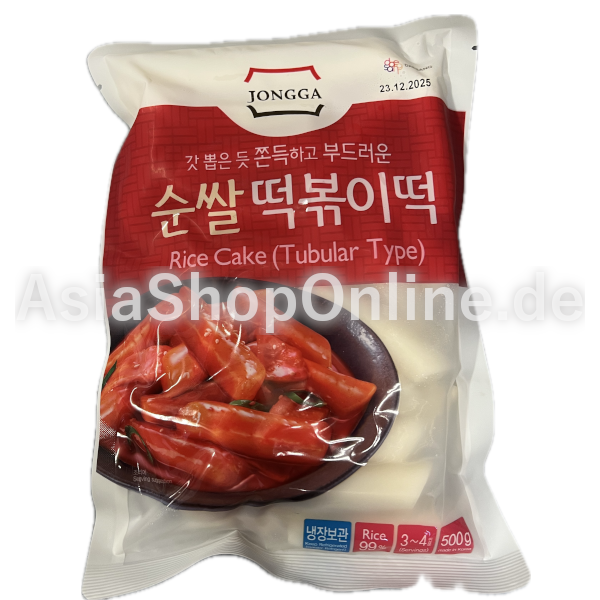 Tteokbokki Reiskuchen frisch - Jongga - 500g
