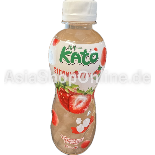 Erdbeeresaft mit Nata De Coco - KATO - 320ml