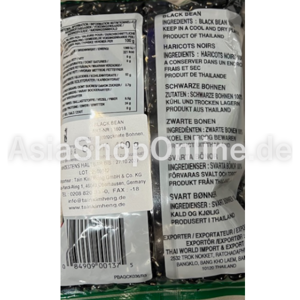 Schwarze Bohnen - Cock - 400gr