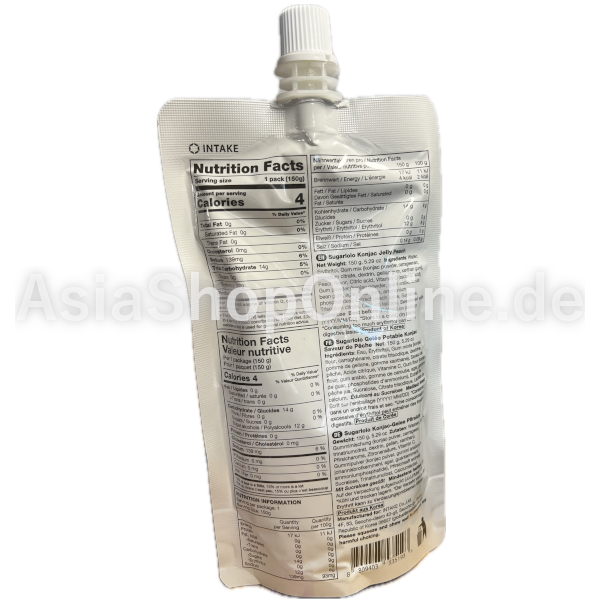 Konjac Jelly Pfirsich - Sugarlolo - 150g