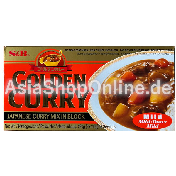 Golden Curry Mild - S&B - 220g