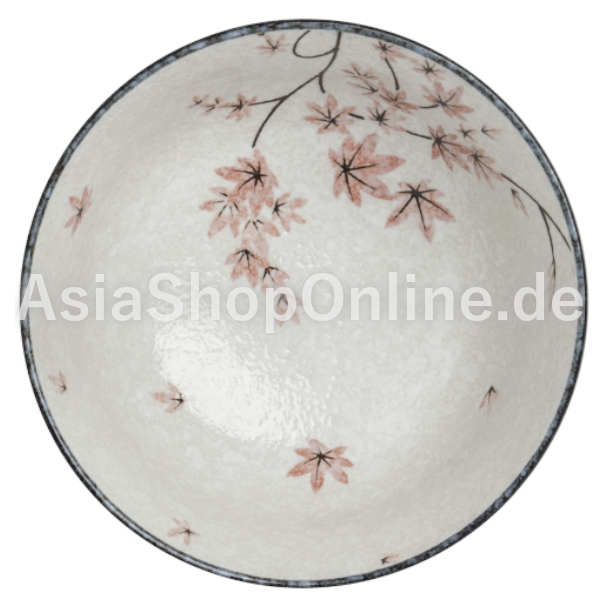 Schale 17,5 cm H6 Ahornblatt - EDO Japan - 1st
