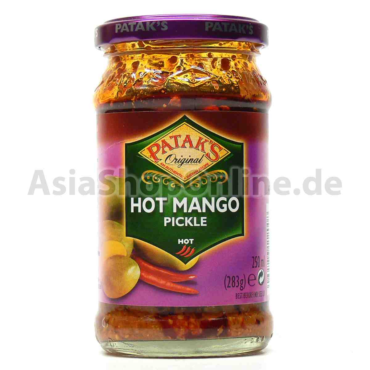 Hot Mango Pickle - Pataks - 283g