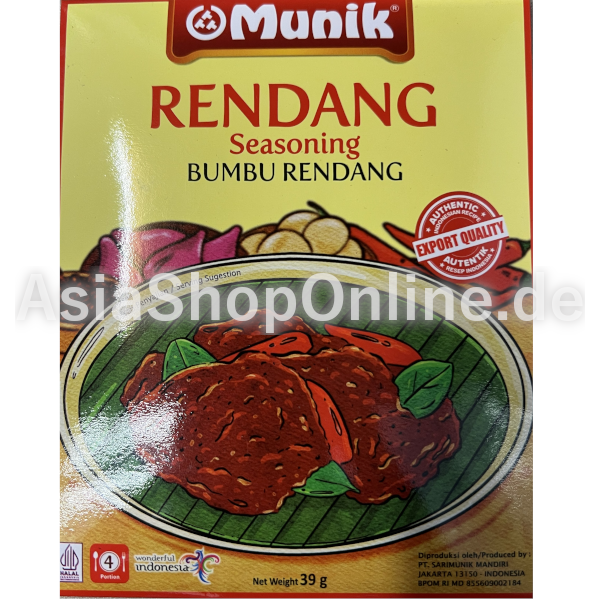Indonesische Rendangpaste - Munik - 39g