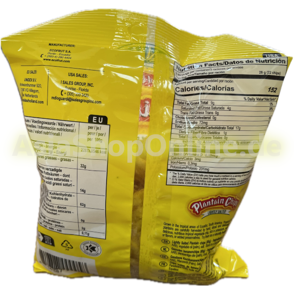 Bananenchips Gesalzen - Tropical Gourmet - 85g