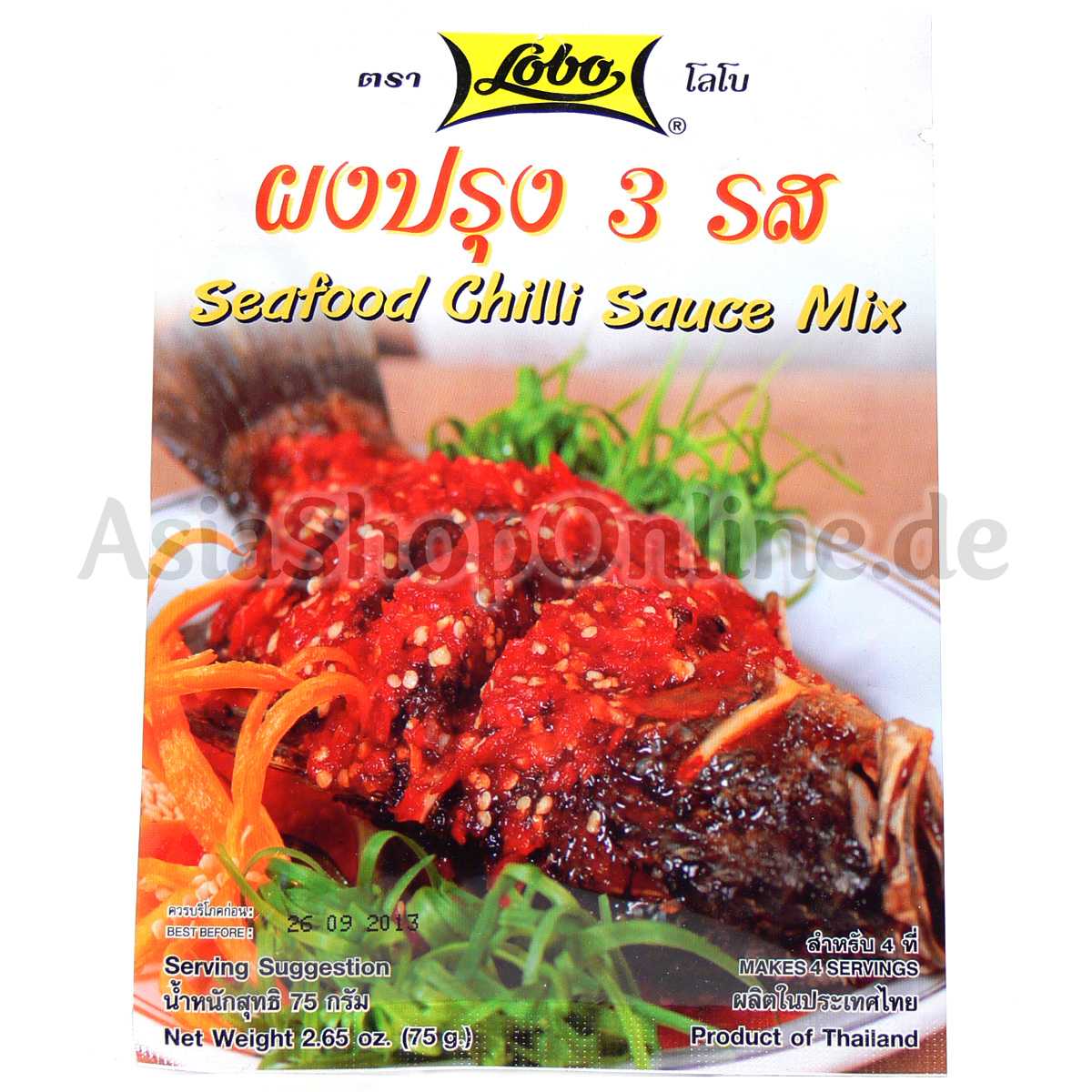 Chilisaucenmischung für Fisch und Meeresfrüchte - Lobo - 75g
